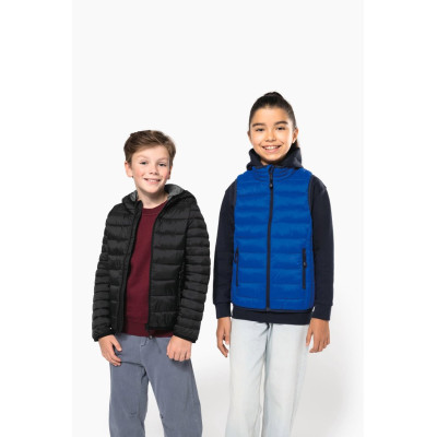 Kid's lightweight sleeveless padded jacket